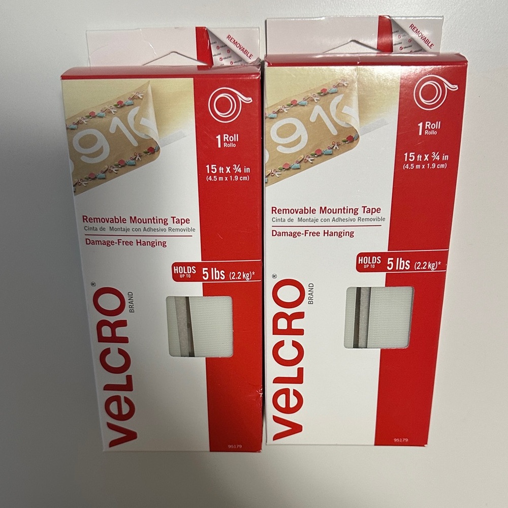 Removable Mounting Tape Roll - White